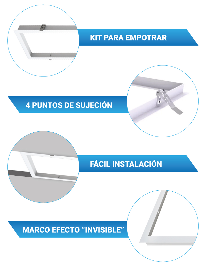 Kit encastrable panneaux 120x60